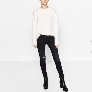 Zara destroyed skinny jeans